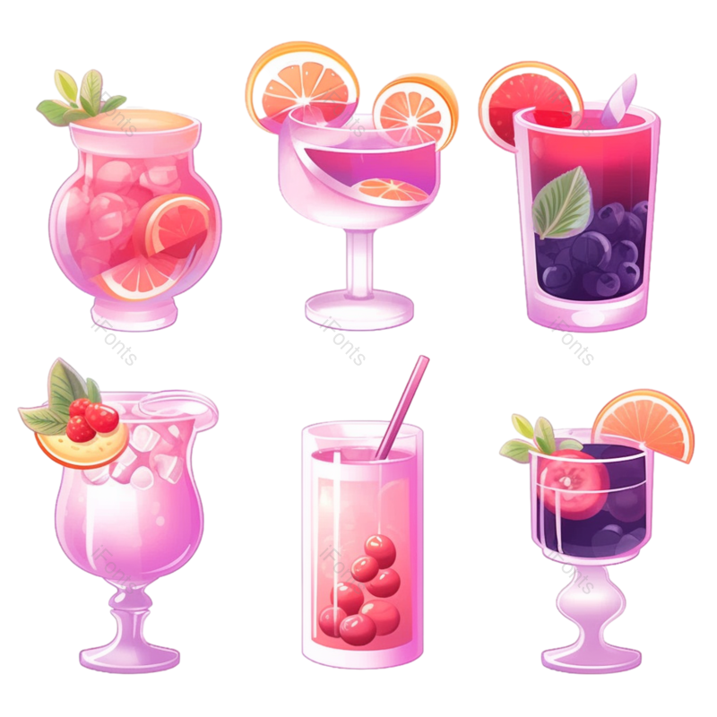 装饰图片,清新元素,夏天PNG,插画免抠素材